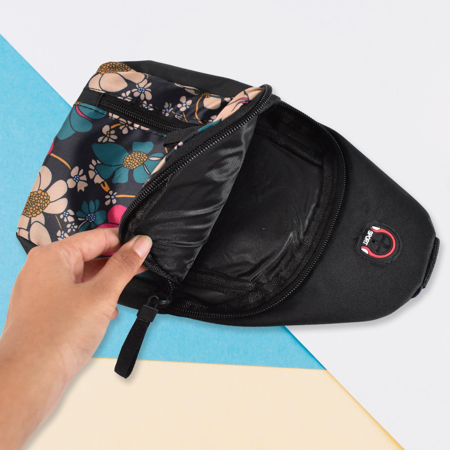 Waterproof Waist Bag, Shoulder Bags USB Charging Earphone Hook Sling Travel Bag (1 Pc / Mix Color - Tech Tribes