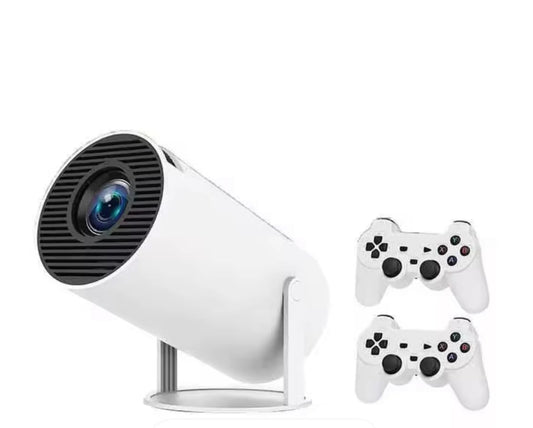 Video Game Consoles Android11 System Intelligent Projector 1080p Home Projector 64GB 20000+ Games | 12000 lumens