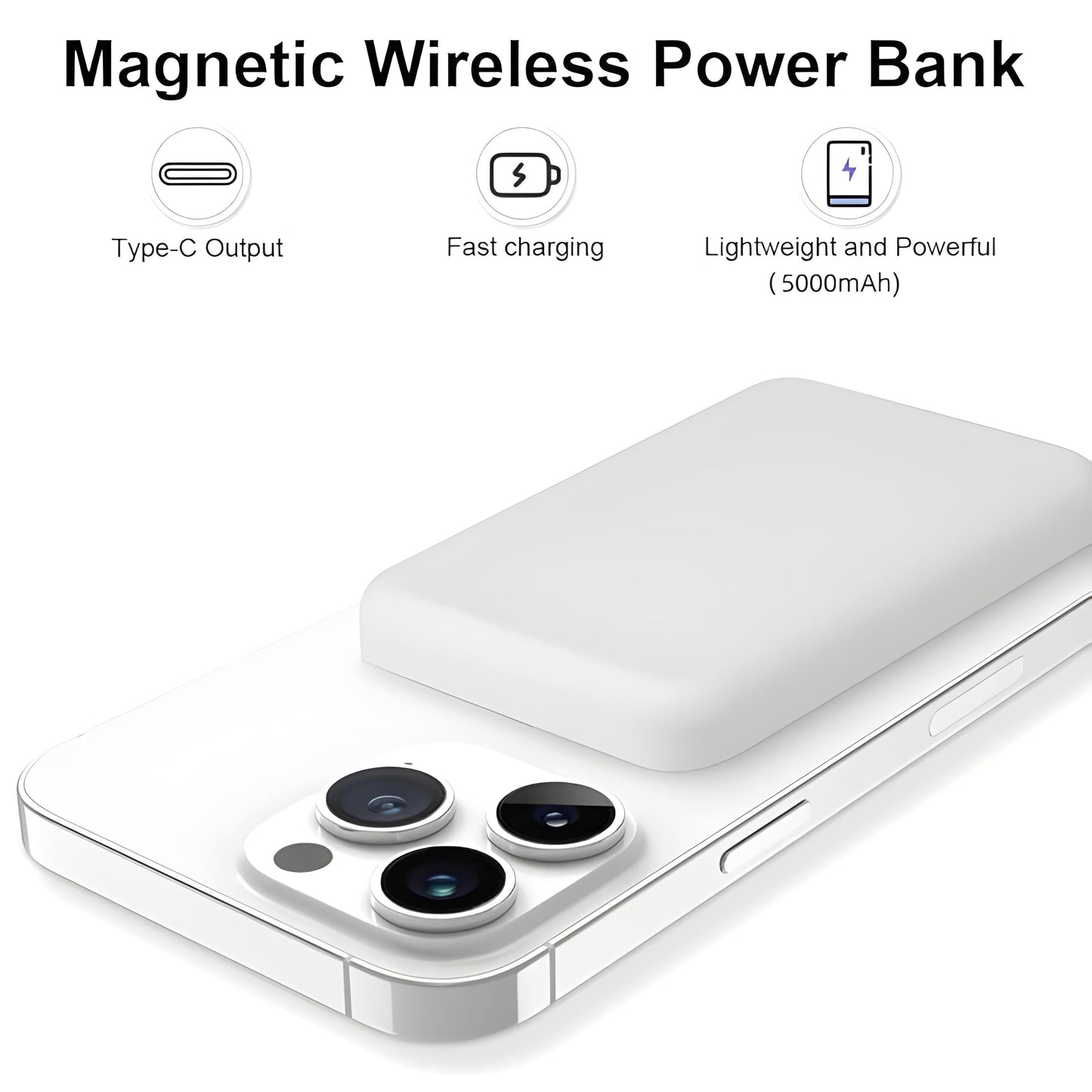 MAGNETIC WIRELESS MAGSAFE POWERBANK - Tech Tribes