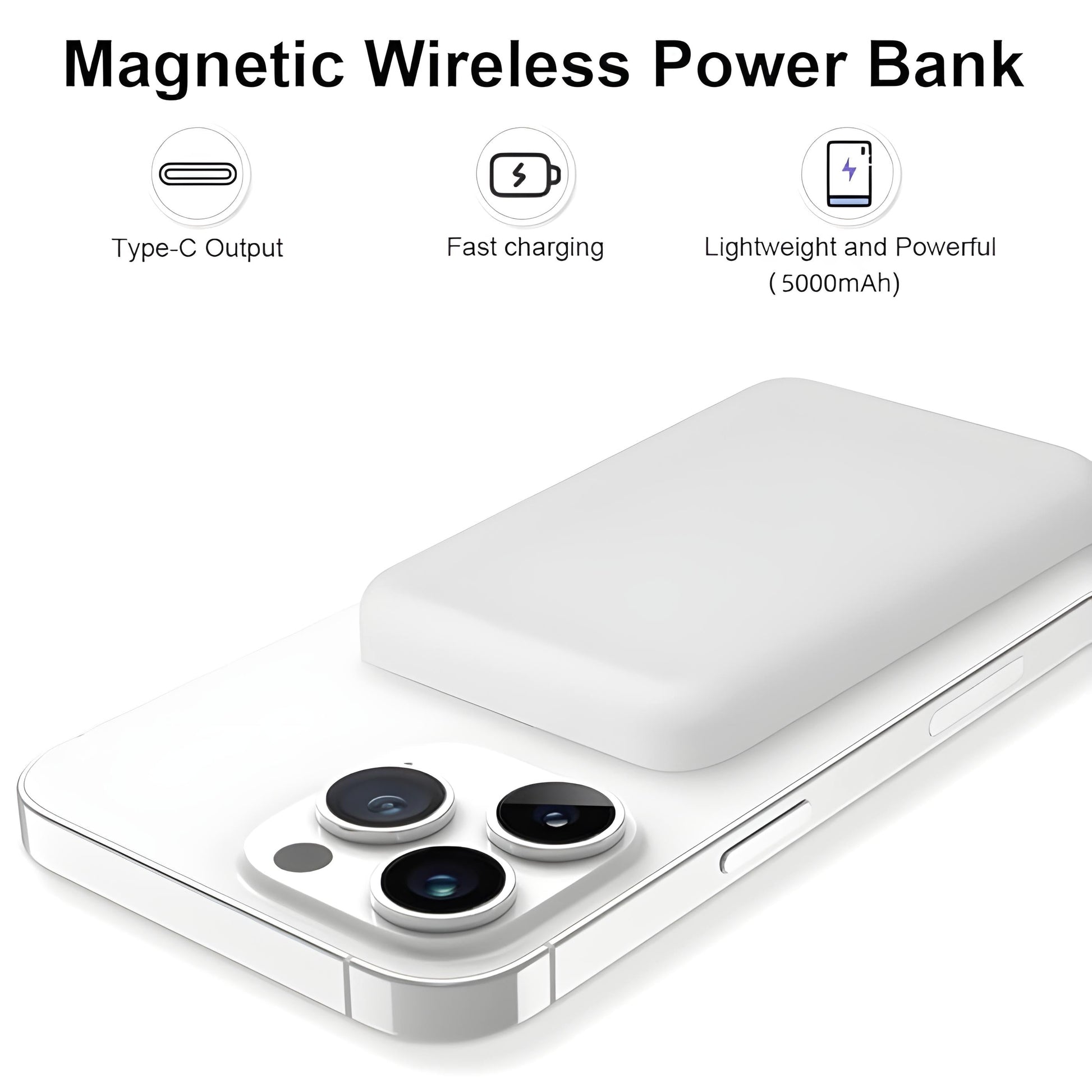 MAGNETIC WIRELESS MAGSAFE POWERBANK - Tech Tribes