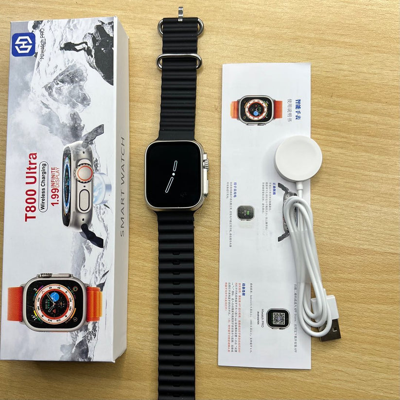 SmartWatch Series 9 /Heavy Quality (Apple Logo On/Off) T800 Ulra ✅ - Tech Tribes
