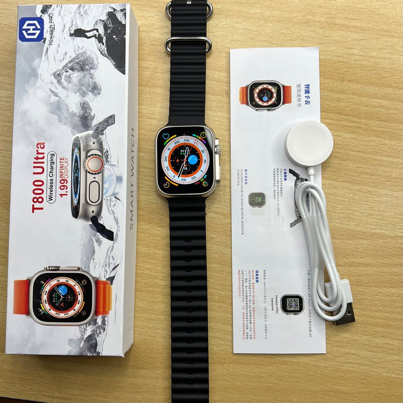 SmartWatch Series 9 /Heavy Quality (Apple Logo On/Off) T800 Ulra ✅ - Tech Tribes