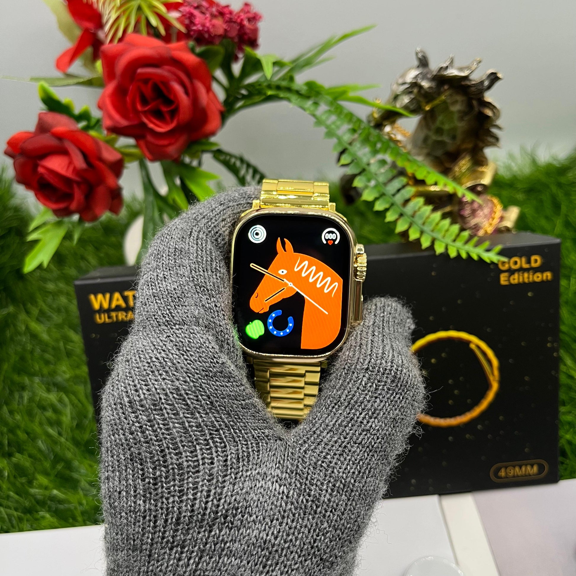 Series 8 Ultra Golden Smartwatch